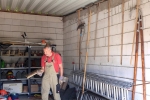 Aufräumarbeiten in der NABU-Garage 1 10x15s