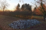 Steinschüttung am Seeheimer Blütenhang 2