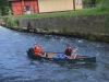 Fahrt uebers Wehr in Bad Kissingen - Malte und Lennard 3