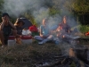 Lager am Dreiecksfelsen - Abendessen 01