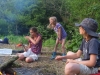 Lager am Dreiecksfelsen - Abendessen 03