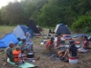 Lager am Dreiecksfelsen - Abendessen 08