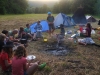 Lager am Dreiecksfelsen - Abendessen 11