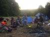 Lager am Dreiecksfelsen - Abendessen 16