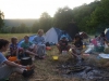 Lager am Dreiecksfelsen - Abendessen 17