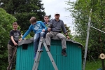 Hühnerstalldach Abschlussbild 2