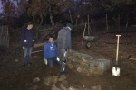 Trockensteinmauer Wühlmausgarten Nacht 2