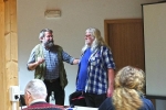 1 Biberseminar Naturschutzscheune - Fritz Fornoff und Gerhard Schwab