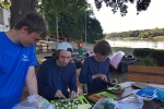 06 Gemüse schnippeln im Lager Bootshaus Aken 3