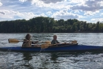Jan im Faltboot auf dem Rhein 3