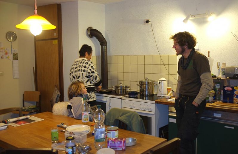 gemütliche Küche in der Ludwigsaue 
