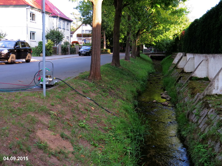 Wasserentnahme in Bickenbach