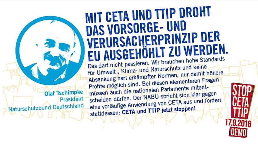 Anti CETA Demo Frankfurt