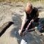 Der Waldteich in der Malcher Tanne ist ausgetrocknet