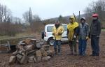 Arbeit an der Wiedehopfburg