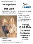 Vortrag in Billings: Der Wolf - Eigenschaften kennen - Lebensräume bewahren